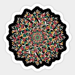 Fantasy Floral Mandala Sticker